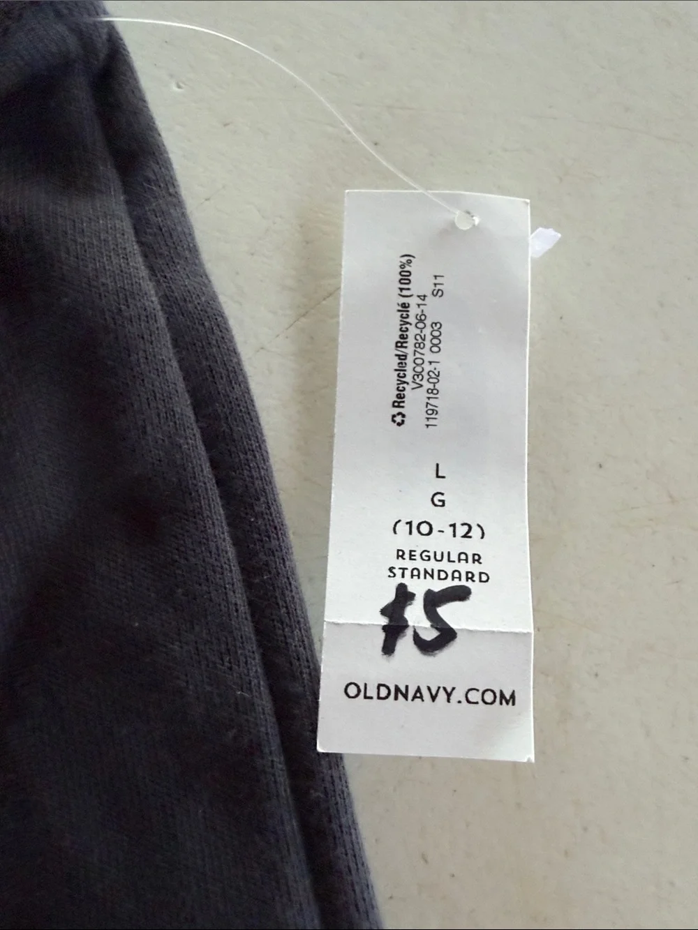 Old Navy Black Fleece Joggers with Pink Heart Patch